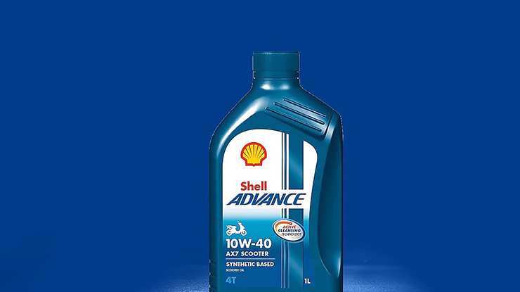 4. Harga Oli Shell Advance AX7 Matic 10W 40