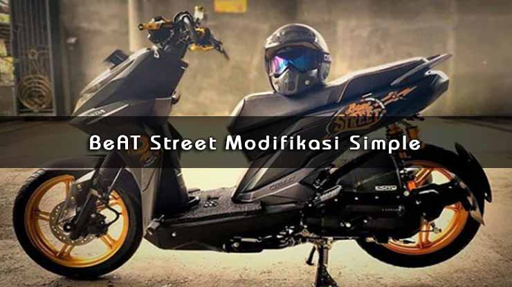 BeAT Street Modifikasi Simple