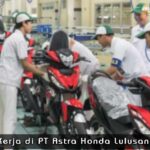 Lowongan Kerja di PT Astra Honda Lulusan SMK