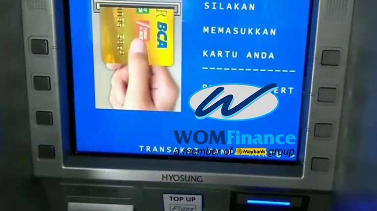 Cara Bayar Wom Lewat ATM BCA & Kode Pembayaran